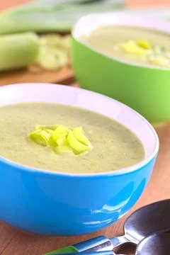 Leek soup Stock Photos