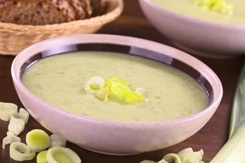 Leek soup Stock Photos