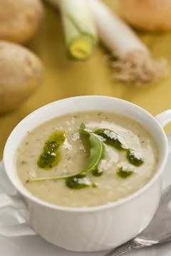 Leek soup Stock Photos
