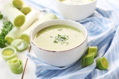 Leek Soup Stock Photos