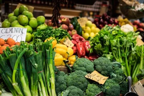 Leeks in Florence Stock Photos