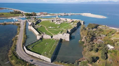 Lefkada Castle, Greece Stock Footage 294783137