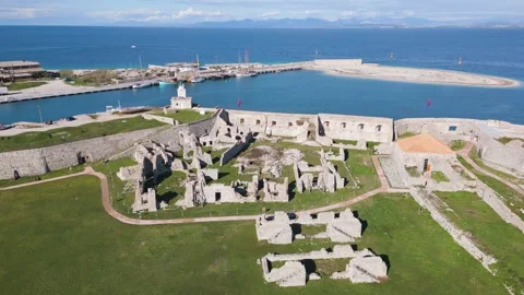 Lefkada Castle, Greece Stock Footage 294787469