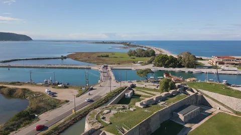 Lefkada Castle, Greece Stock Footage 294934335