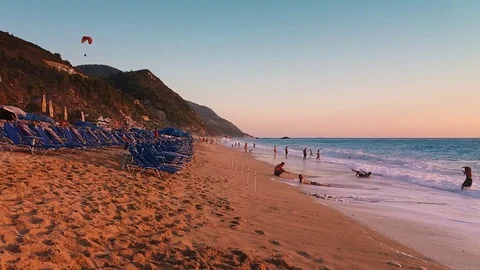 LEFKADA, GREECE - CIRCA AUGUST, 2015. Stock Footage 111284518