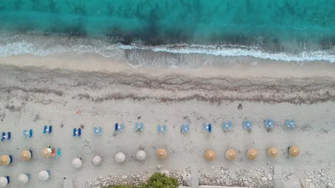 Lefkada island beach Stock Footage 137814140