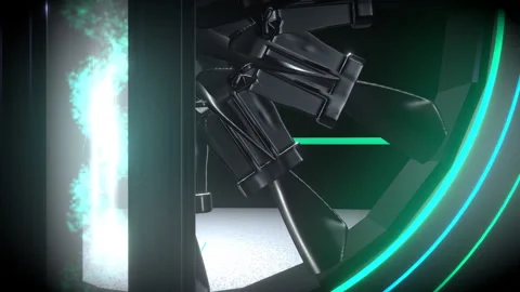Left-aligned asymmetrical view capturing a Eco-friendly decarbonization, 4K Stock Footage 337791254