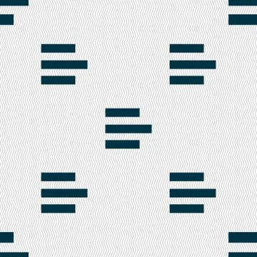 Left-aligned icon sign. Seamless abstract background with geometric shapes. V イラスト素材