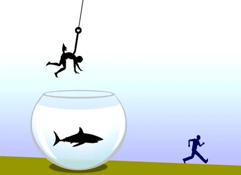 Left Alone Stock Illustration