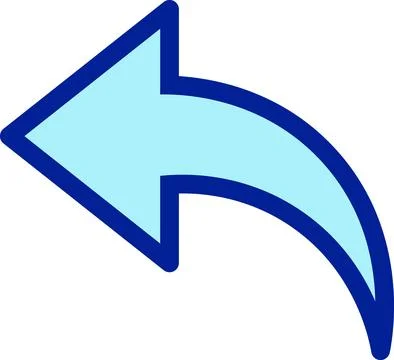 Left Arrow Back Stock Illustration