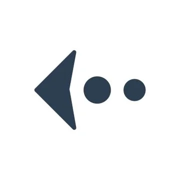 Left Arrow Icon Stock Illustration