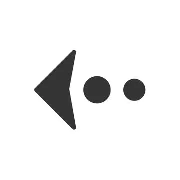 Left Arrow Icon Stock Illustration
