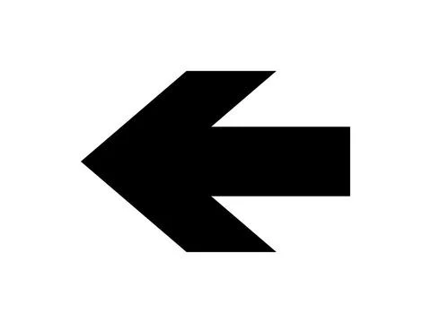 Left Arrow Icon Vector Illustration Design Stock Illustration
