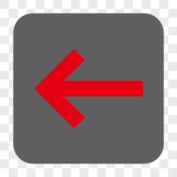 Left Arrow Interface Toolbar Button Illustrazione stock