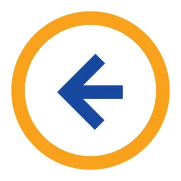 Left Arrow line icon Stock Illustration