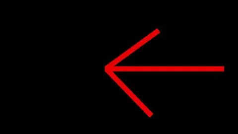 Left arrow sign icon on a black color abstract background. Stock Illustration