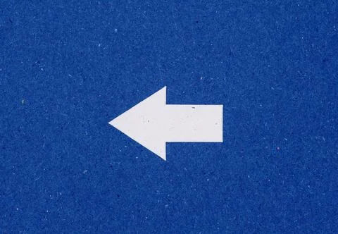 Left arrow sign Stock Photos