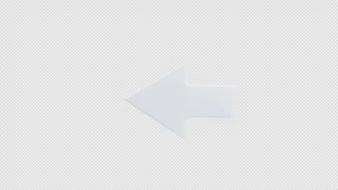 Left arrow symbol 3d animation Stock Footage 317210609