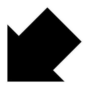 Left arrow symbol icon vector for web and application in a black flat color Stock Illustration