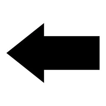 Left arrow Vector Icon Design Illustration Illustrazione stock