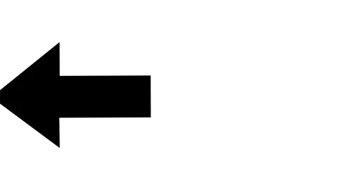 Left black directional arrows on white background Stock Footage 295933130