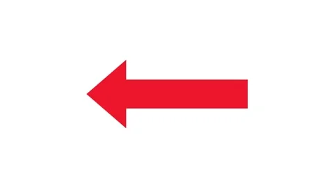 Left directional arrow video Stock Footage 263114652