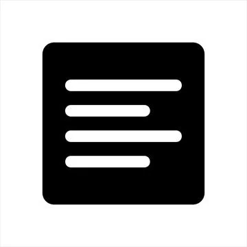 Left glyph icon vector illustration isolated on white background Stock Illustration