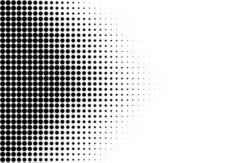 Left Halftone Dot Gradient Background イラスト素材