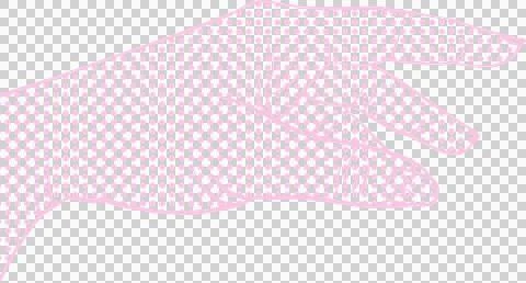 Left hand illustration is showcasing flat design with pink halftone dots, Stock Illustration