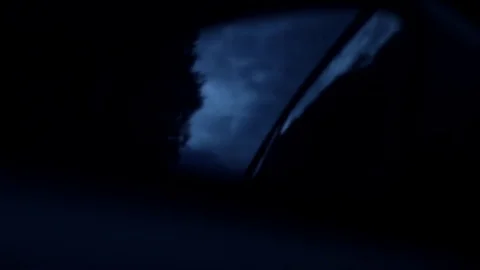 Left hand side wing mirror Stock Footage 81440033