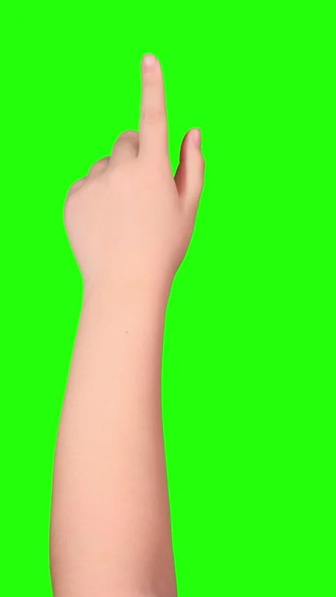 Left hand swipe down up Stock Footage 276657145