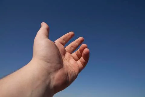 Left human hand Stock Photos