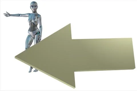 To the left Stock Illustration