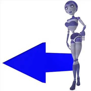 To the left Stock Illustration