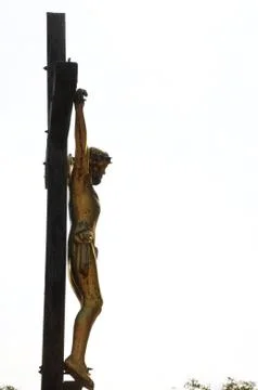 Left Jesus (white). Stock Photos