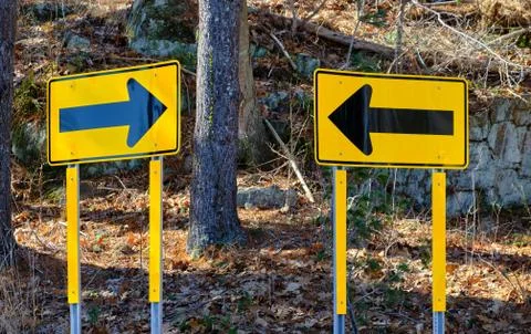 Left or right Foto stock