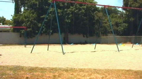 Left Out School Kid at Recess Playground Stock Footage 8535755
