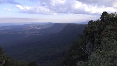 Left pan at God's Window South Africa Stock Footage 83626656