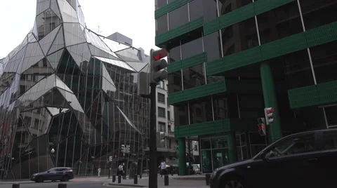 Left pan of the impressive Basque health department Stock Footage 64297813