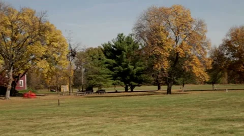 Left Panning Old Farmstead Video stock 8831272