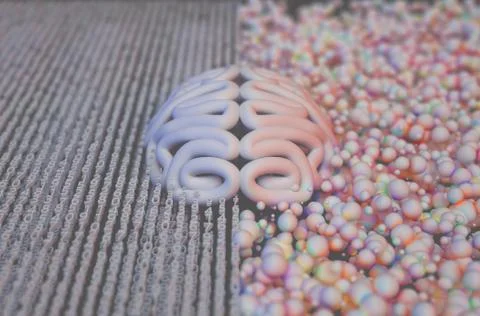 Left Right Brain Concept Stock Illustration