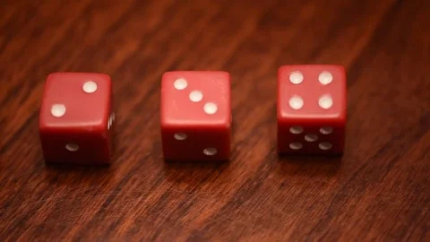 Left to right dice pan slow Stock Footage 75763448
