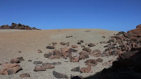 Left-Right Pan View of the park nature reserve in Tenerife Stock Footage 115908656