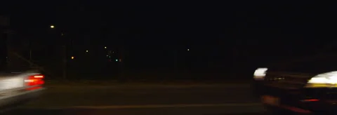 Left Side view of a Driving Plate: Car travels east on West Colorado Boulevard Stock Footage 59335390