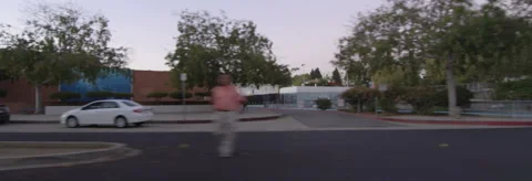 Left Side view of a Driving Plate: Car traveling on Bowdoin Street in Pacific Stock Footage 59508190