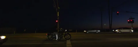 Left Side view of a Driving Plate: Car traveling on Pacific Coast Highway in Stock Footage 59508932