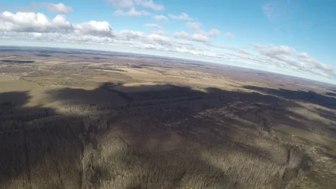 A left turn. The shadows on the ground. Stock Footage 75614514