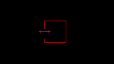 Left two direction arrow icon animated video Stock Footage 292003046