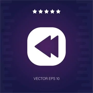 Left vector icon Stock Illustration