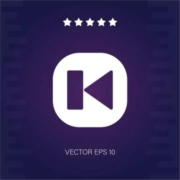 Left vector icon Stock Illustration